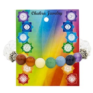 Bracelet chakra cristal de roche 2