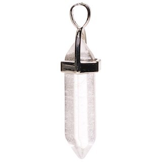 Pendentif cristal de roche 4 cm