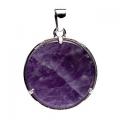 Pendentif fleur de vie avec amethyste 2