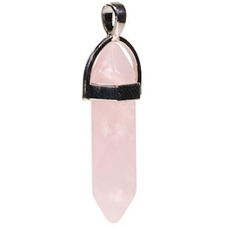 Pendentif quartz rose 4 cm